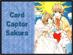 serce, dziewczyna, napisy, Cardcaptor Sakura, facet
